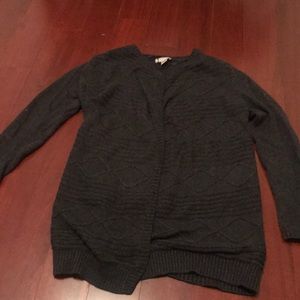 Dark gray Loft cardigan